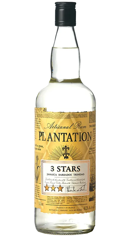 Planteray 3 Stars White Rum 1L